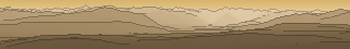 Silhouette of the view from Blender