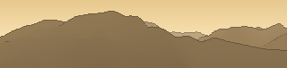 Silhouette of the view from Caral
