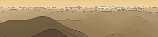 Silhouette of the view from Falknis