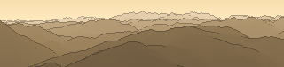 Silhouette of the view from Fellhorn