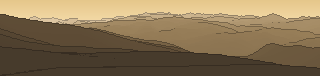Silhouette of the view from Granegg