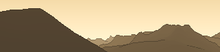 Silhouette of the view from Heita
