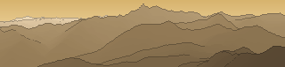 Silhouette of the view from Hocharn