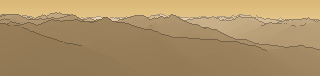 Silhouette of the view from Hohe Wand / Hochwand