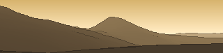 Silhouette of the view from Međugorje