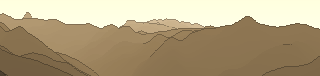 Silhouette of the view from Mont Traversagne