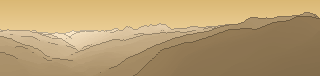 Silhouette of the view from Montalin