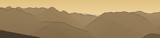 Silhouette of the view from Montalto