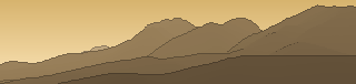 Silhouette of the view from Monte Piano