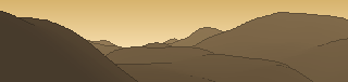 Silhouette of the view from Monte Serra