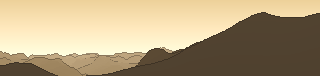 Silhouette of the view from Montedona