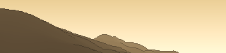 Silhouette of the view from Motta Vallac