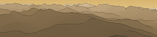 Silhouette of the view from Orhi