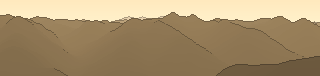 Silhouette of the view from Piz la Greala