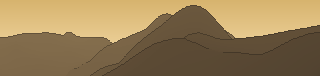 Silhouette of the view from Piz Mandra