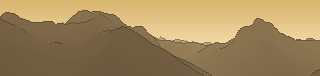 Silhouette of the view from Wirt