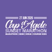 Cap d'Agde Sunset Marathon Logo